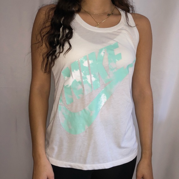 Nike Tops - nike white tank top
